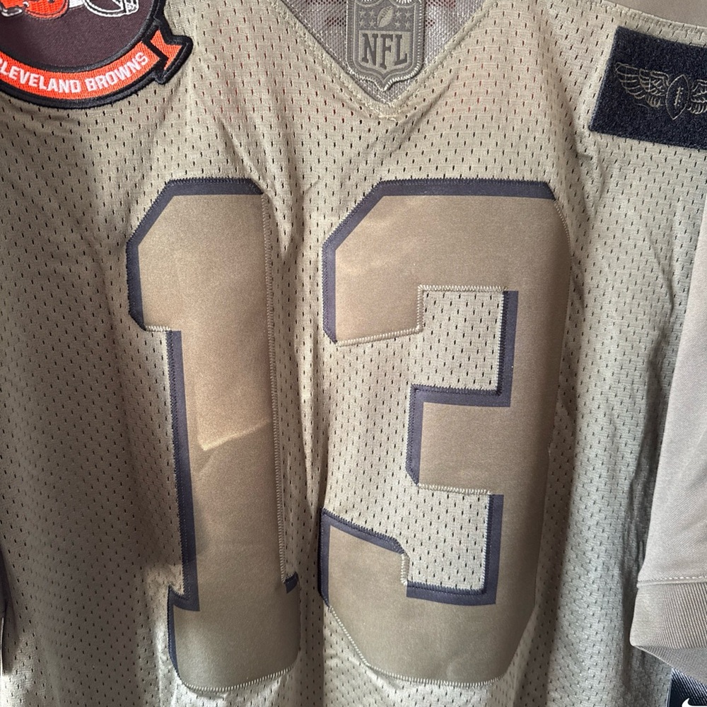 Men's Nike Odell Beckham Jr #13 Browns Salute to Service Jersey Sz 2XL NWT RARE - Picture 2 of 8